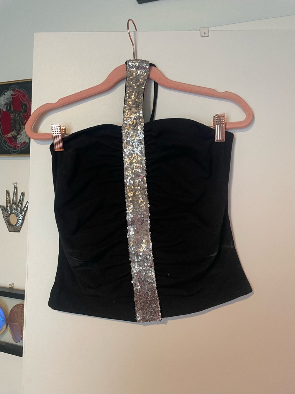 Revice denim tube top